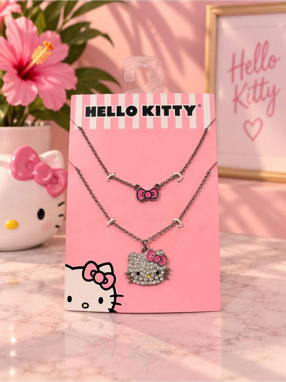 Sanrio Hello Kitty Set of 2 Necklaces NWT
